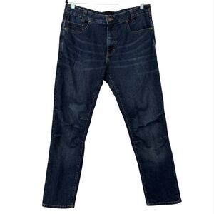 Vertx Defiance Dark Wash Straight Leg Tactical Denim Jeans 36x32 Durable Stretch